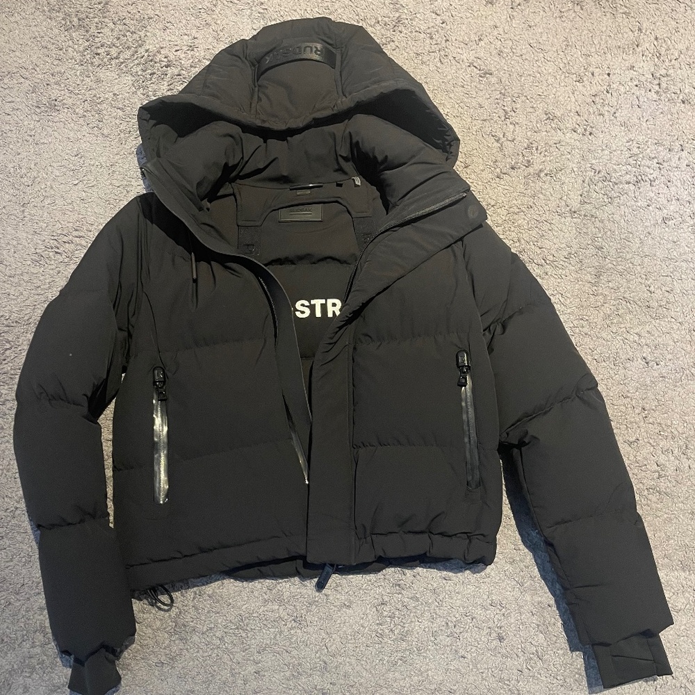 RUDSAK Black Puffer Jacket with Hood